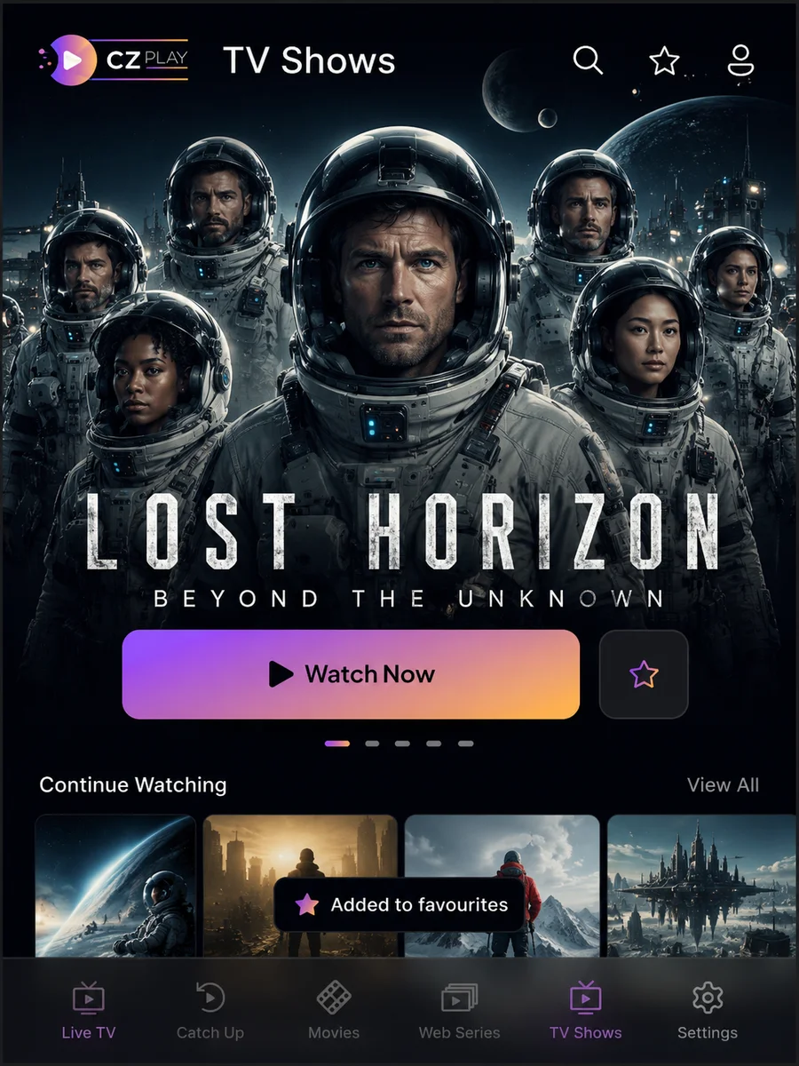 CZ Play tablet app